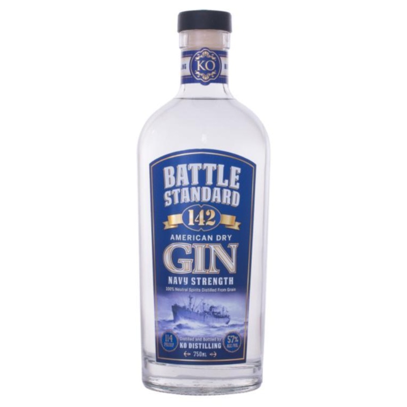 KO Distilling Battle Standard 142 Gin Navy Strength