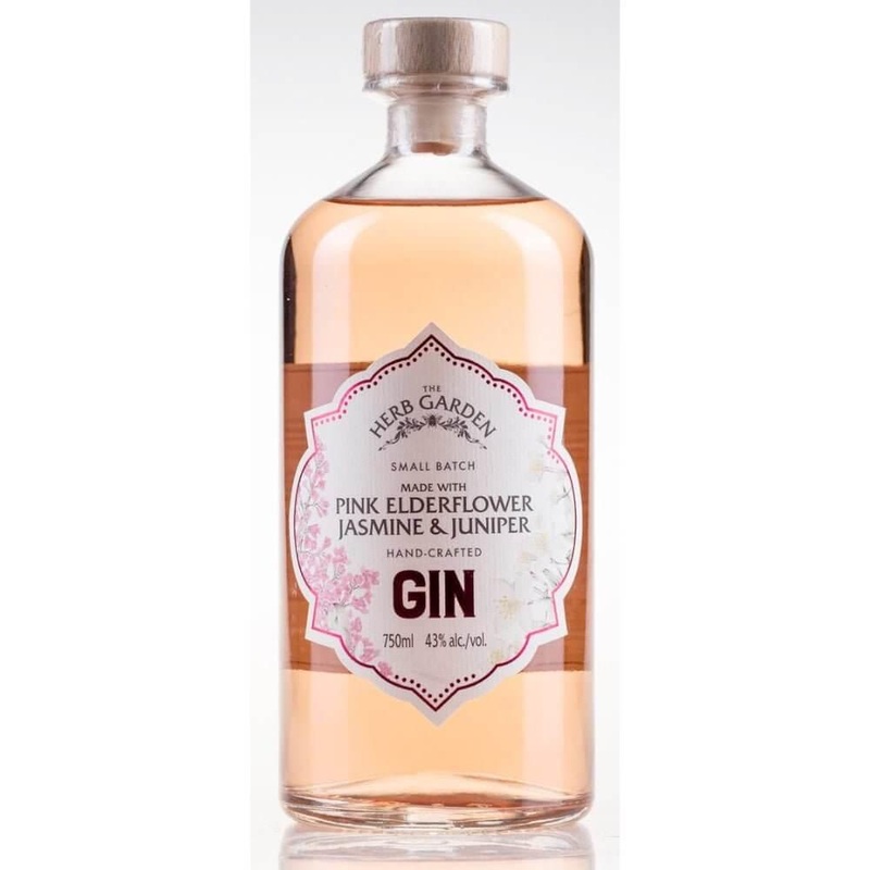 The Herb Garden Pink Elderflower Jasmine & Juniper Gin