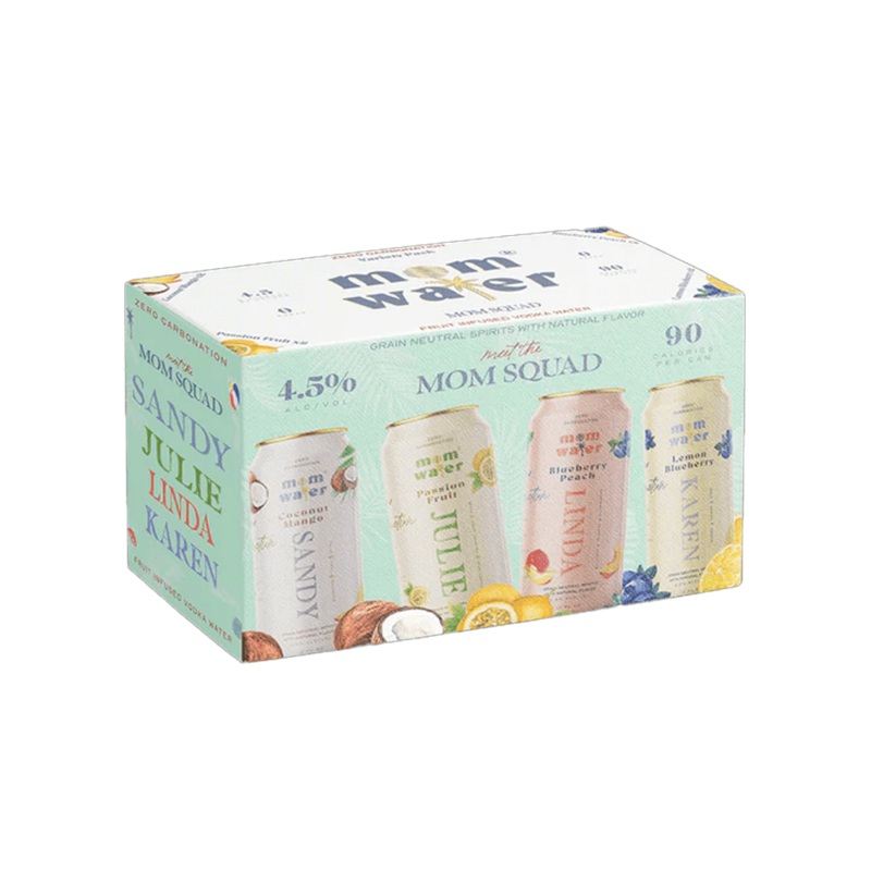 MOM WATER Meet The Mom Squad Variety Pack 8pk
