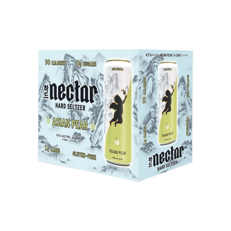 NECTAR Hard Seltzer Asian Pear 6pk