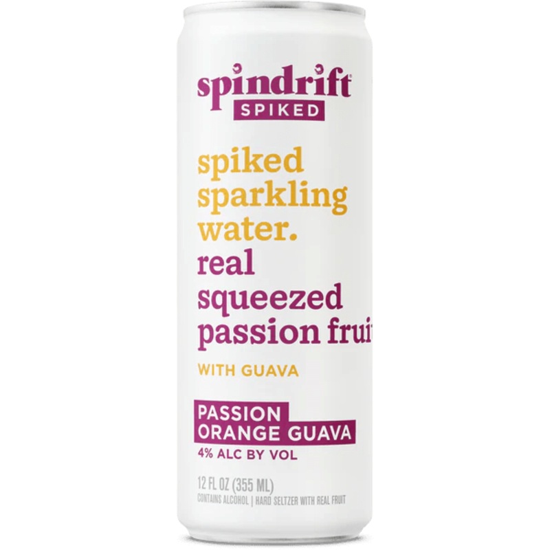SPINDRIFT Spiked Passion Orange Guava