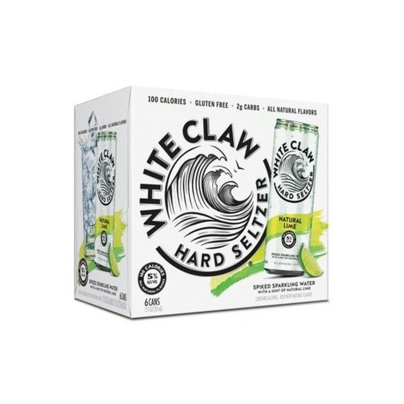 WHITE CLAW Hard Seltzer Lime 6pk