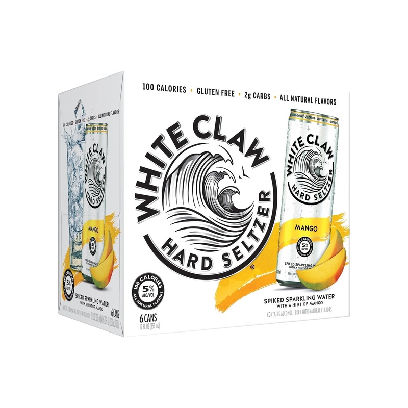 WHITE CLAW Mango Hard Seltzer 6pk