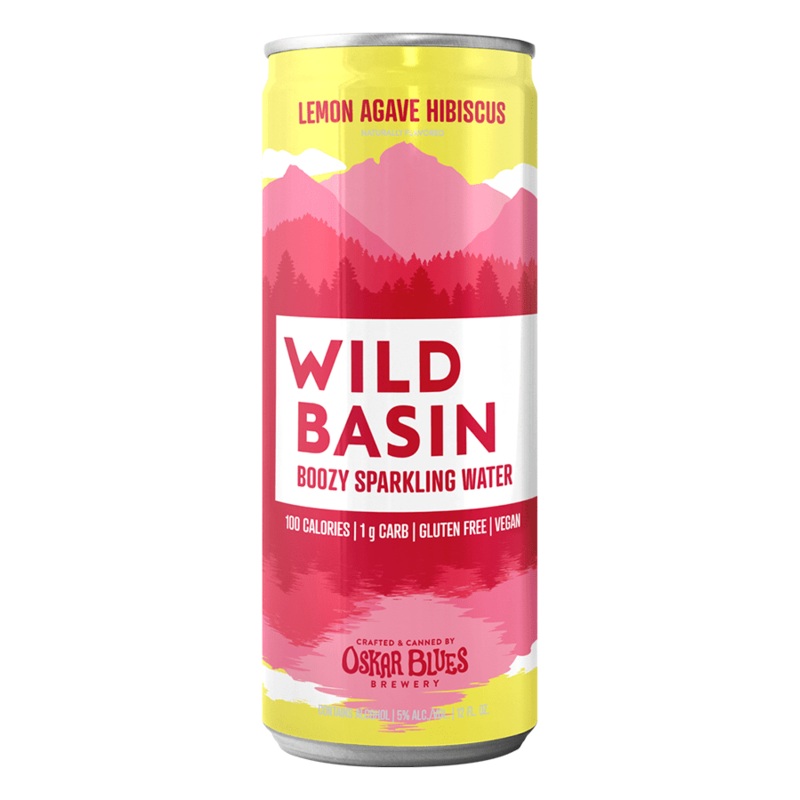 WILD BASIN Hard Seltzer Lemon Agave Hibiscus