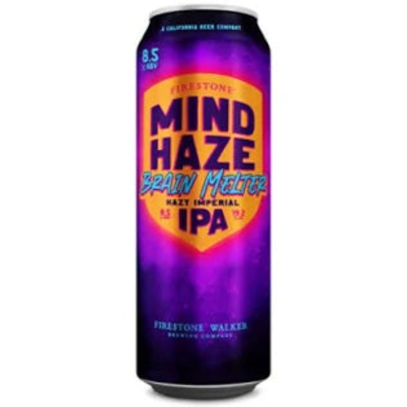 Firestone Mind Haze Brain Melter Hazy Imperial Ipa 19.2oz