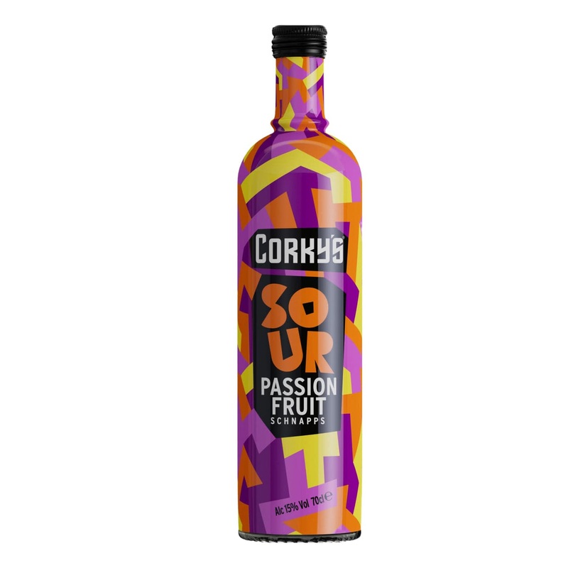 Corky's Sour Passionfruit Schnapps, 70 cl