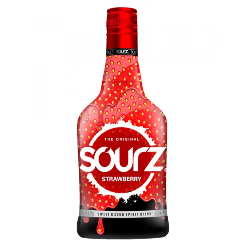 Sourz Strawberry Liqueur, 70 cl