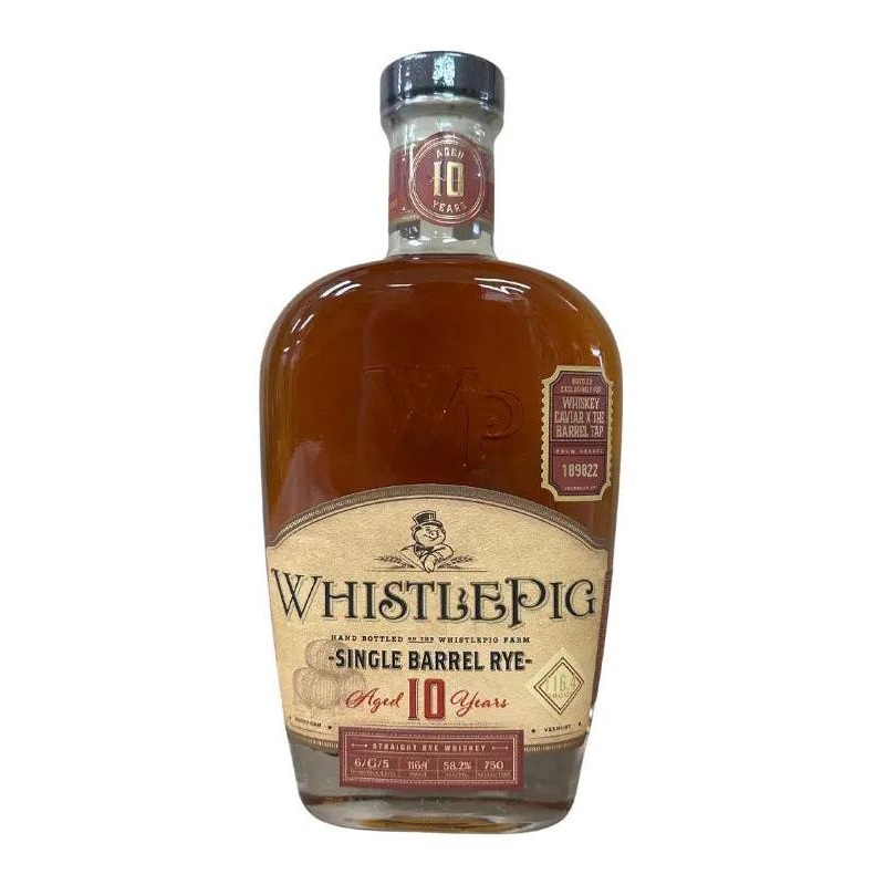 WhistlePig Rye 10yr Single Barrel Store Pick 108.5