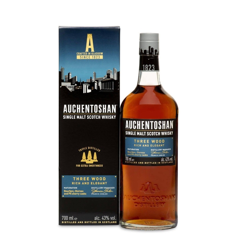 Auchentoshan Three Wood Single Malt Scotch Whisky