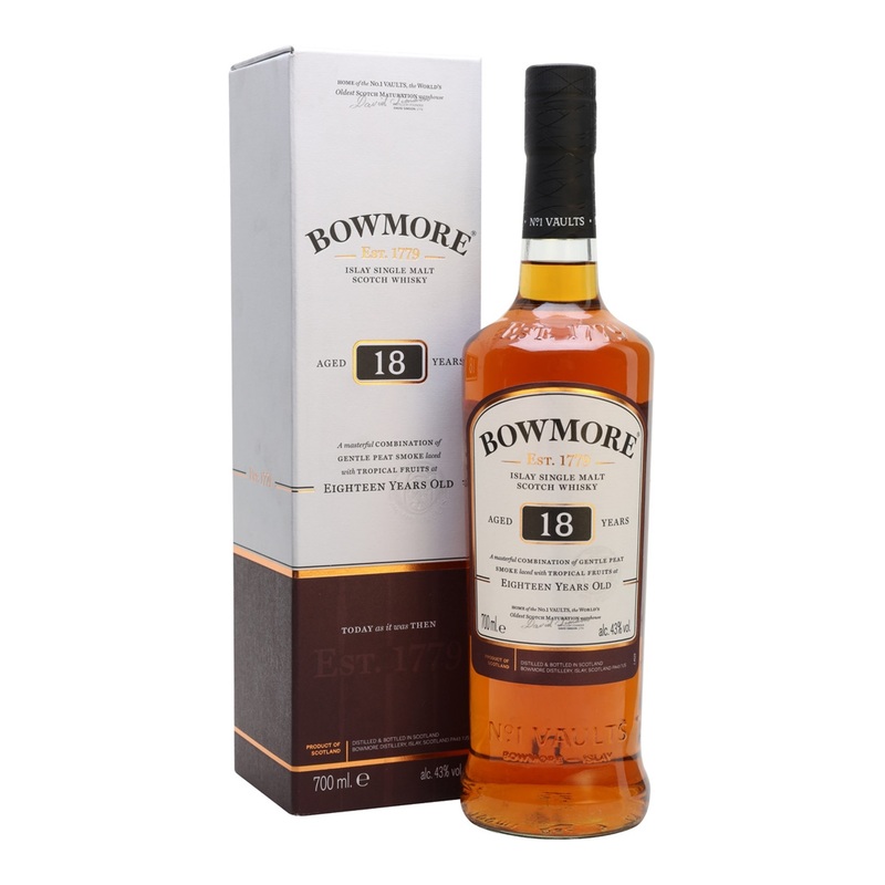 Bowmore 18 Year Old Single Malt Scotch Whisky