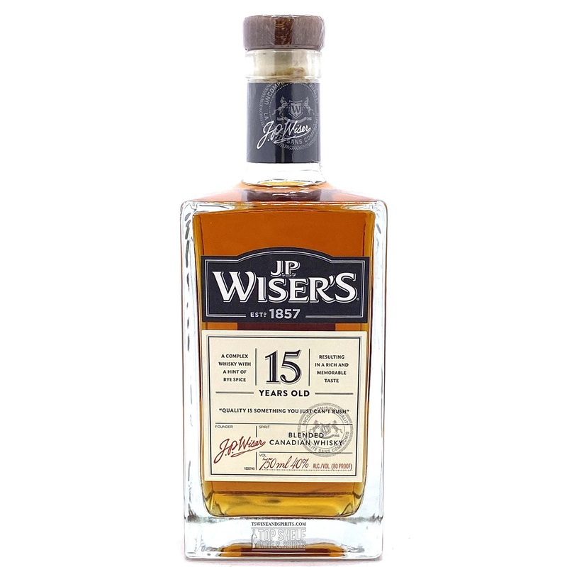 J.P Wiser's 15 Years Old Blended Canadian Whiskey