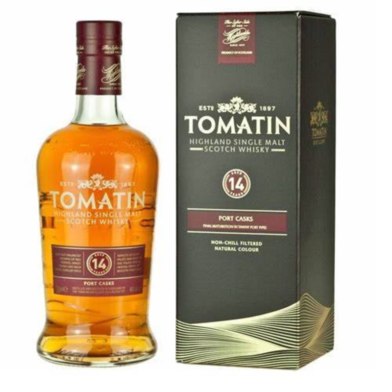 Tomatin 14 Old Year Port Wood Finish Single Malt