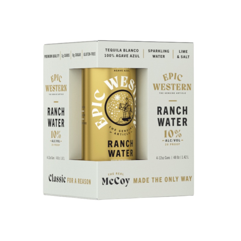 Epic Western Ranch Water 355ml 4-Pack Can