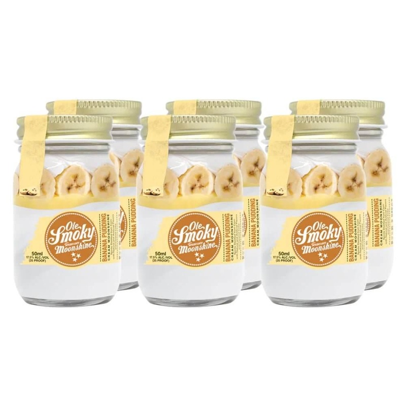 Ole Smoky Banana Pudding Cream Moonshine 50mL 6pk