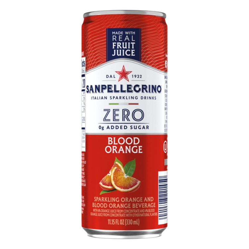SAN PELLEGRINO BLD ORNG ZERO CAN6P
