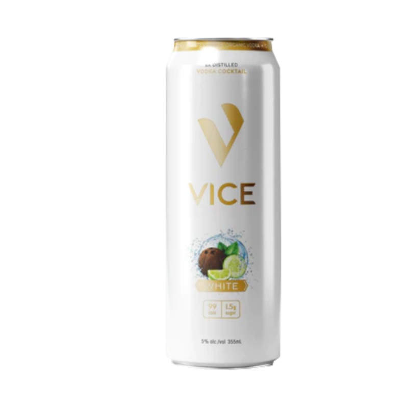 Vice White 355ml 6-Pack Can