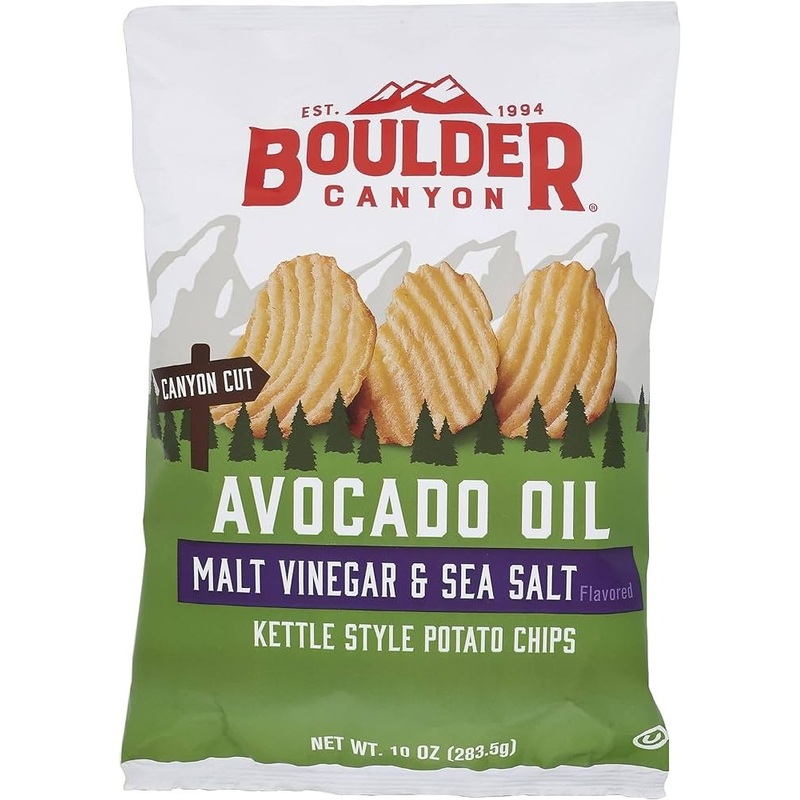 BOULDER CANYON Avocado Oil, Malt Vinegar & Sea Salt Chips