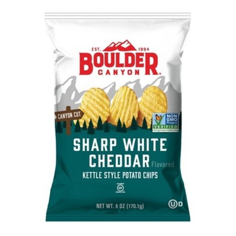 BOULDER CANYON Sharp White Cheddar Chips