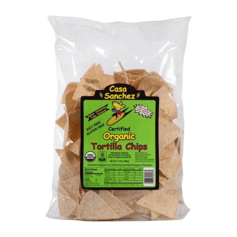 CASA SANCHEZ Certified Organic Tortilla Chips