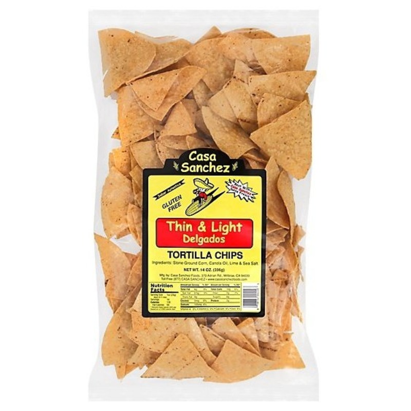 CASA SANCHEZ Thin & Light Delgados Tortilla Chips