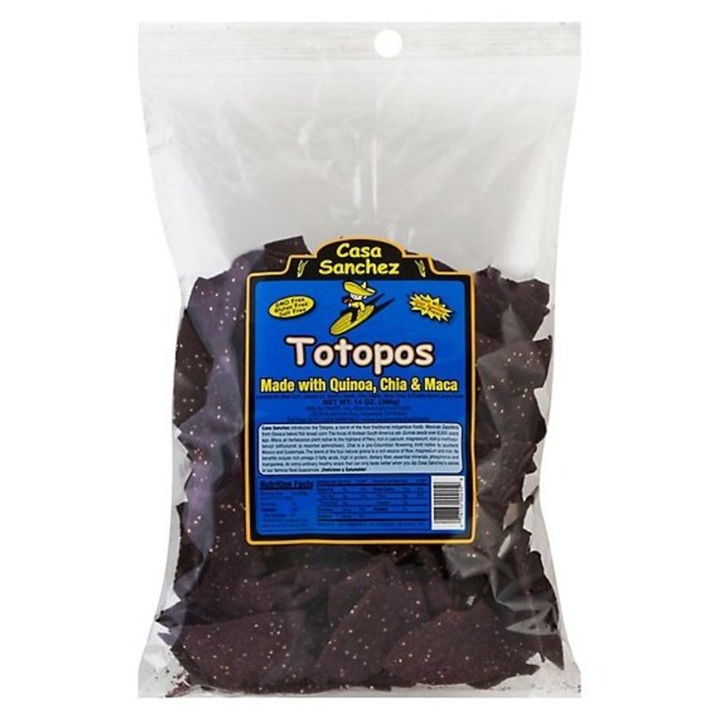 CASA SANCHEZ Totopos Blue Corn Tortilla Chips