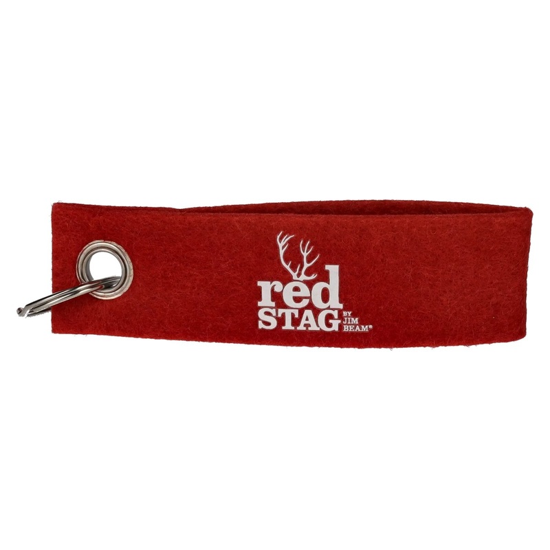 Jim Beam Red Stag keychain