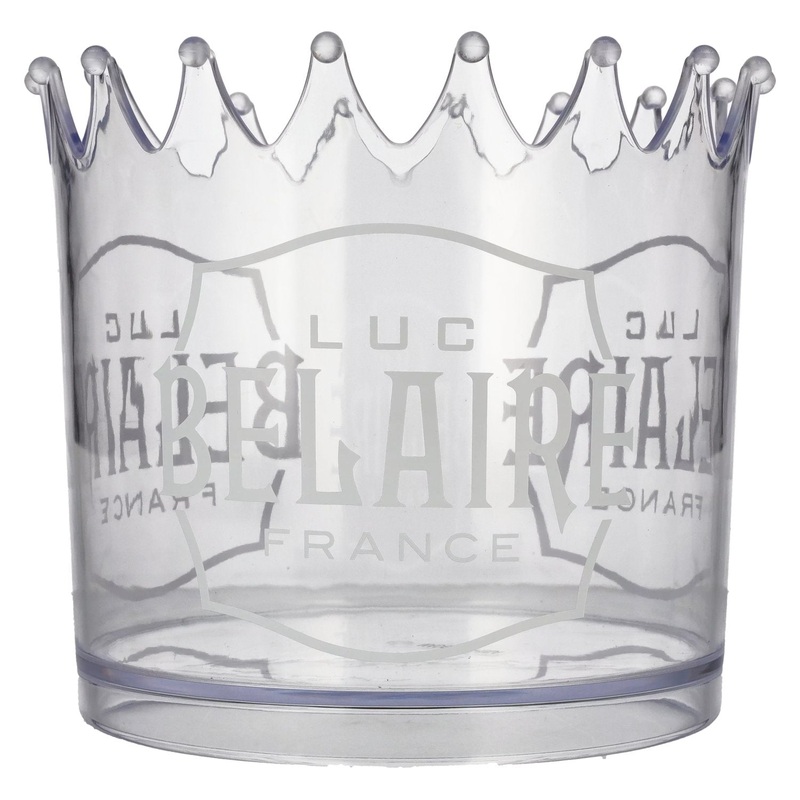 Luc Belaire champagne bucket crown