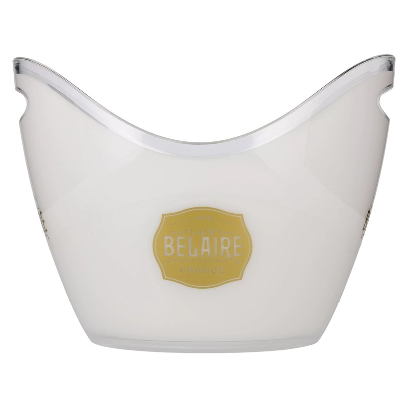 Luc Belaire champagne bucket white-gold