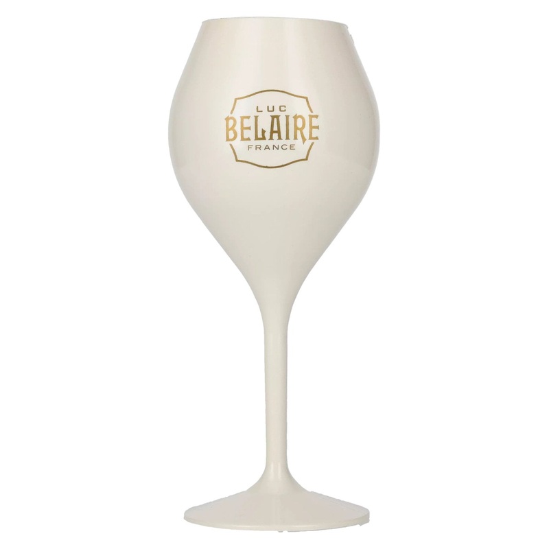 Luc Belaire champagne flute white