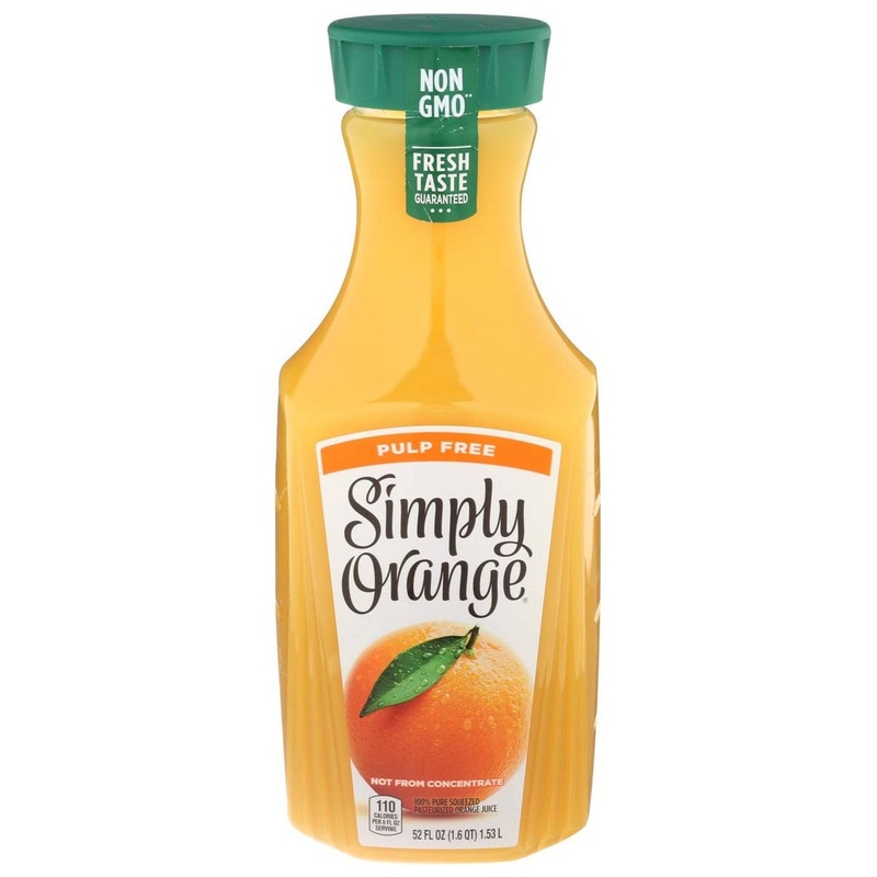 SIMPLY Orange Juice Pulp-Free 52oz