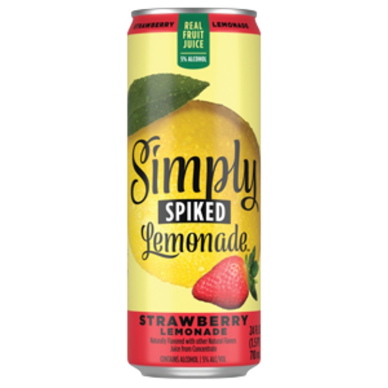 Simply Spiked Strawberry Lemonade