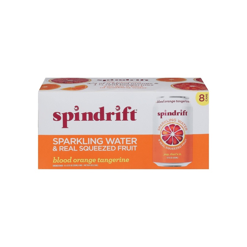 SPINDRIFT Blood Orange Tangerine Sparkling Water 8pk