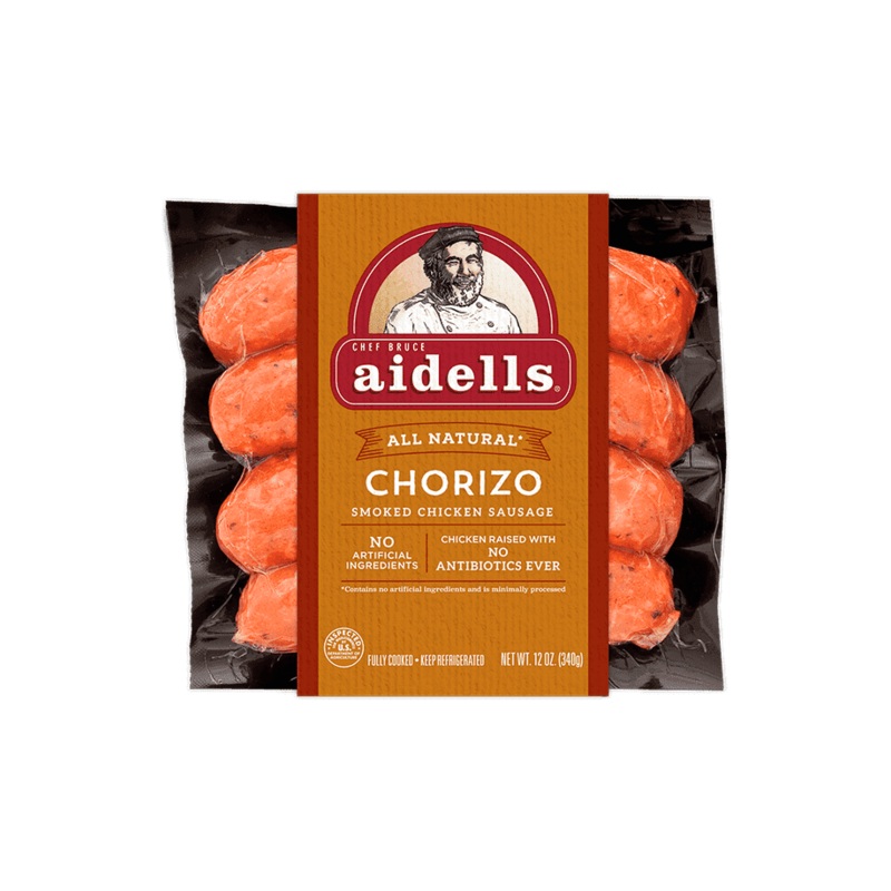 AIDELLS Smoked Chicken Sausage Chorizo