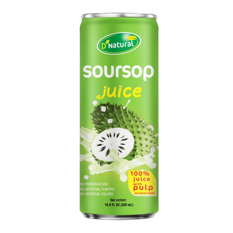 D'NATURAL Soursop Fruit Juice With Pulp