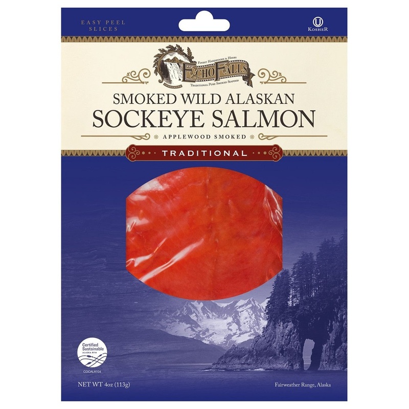 ECHO FALLS Smoked Sockeye Alaskan Salmon