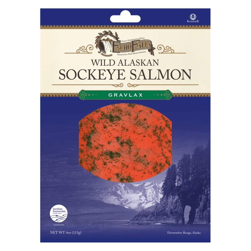 ECHO FALLS Wild Alaskan Sockeye Gravlax