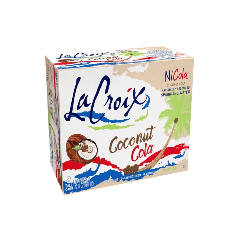 LA CROIX NiCola Coconut Cola 8pk