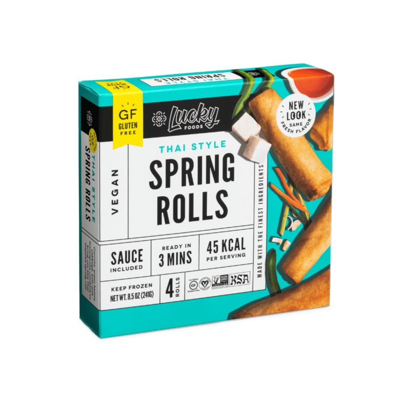 LUCKY Vegan Thai Style Spring Rolls