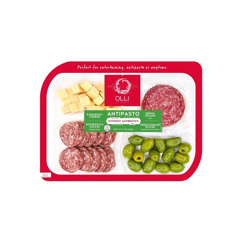 OLLI SALUMERIA Parmesan, Salami & Frescatrano Olives Tray