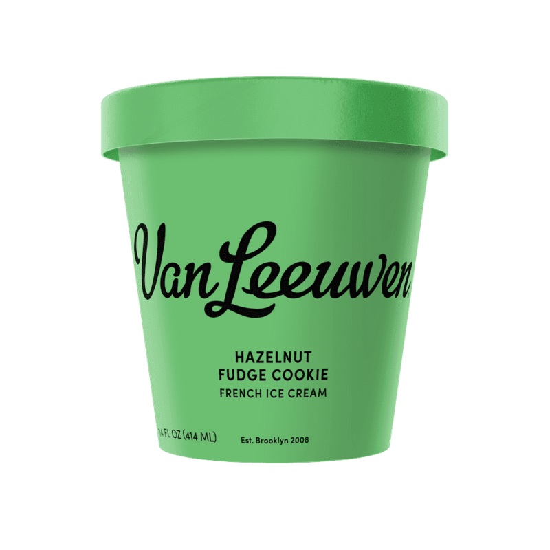 VANLEEUWEN Hazelnut Fudge Cookie Ice Cream