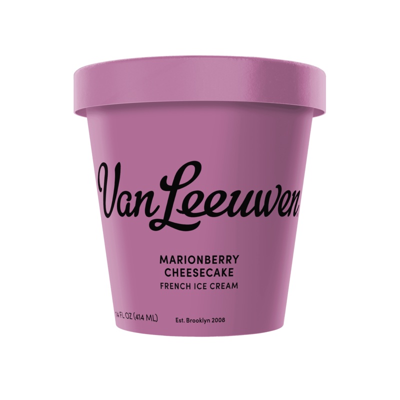VANLEEUWEN Marionberry Cheesecake Ice Cream