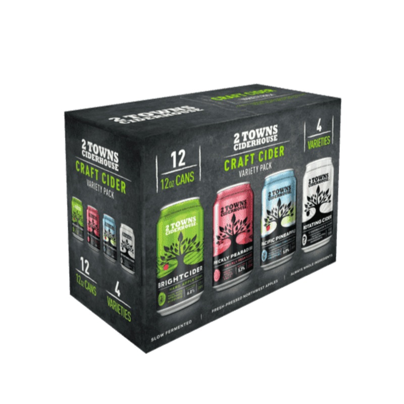 2 TOWNS CIDERHOUSE Craft Cider Variety Pack 12pk