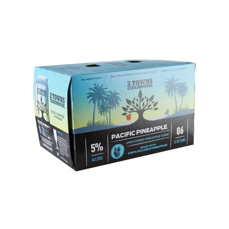 2 TOWNS CIDERHOUSE Pacific Pineapple 6pk