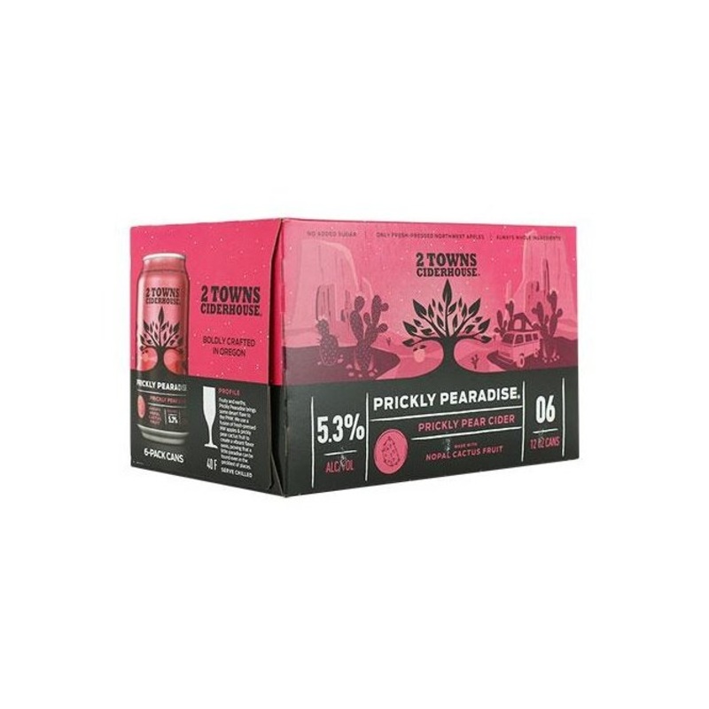 2 TOWNS CIDERHOUSE Prickly Pearadise 6pk