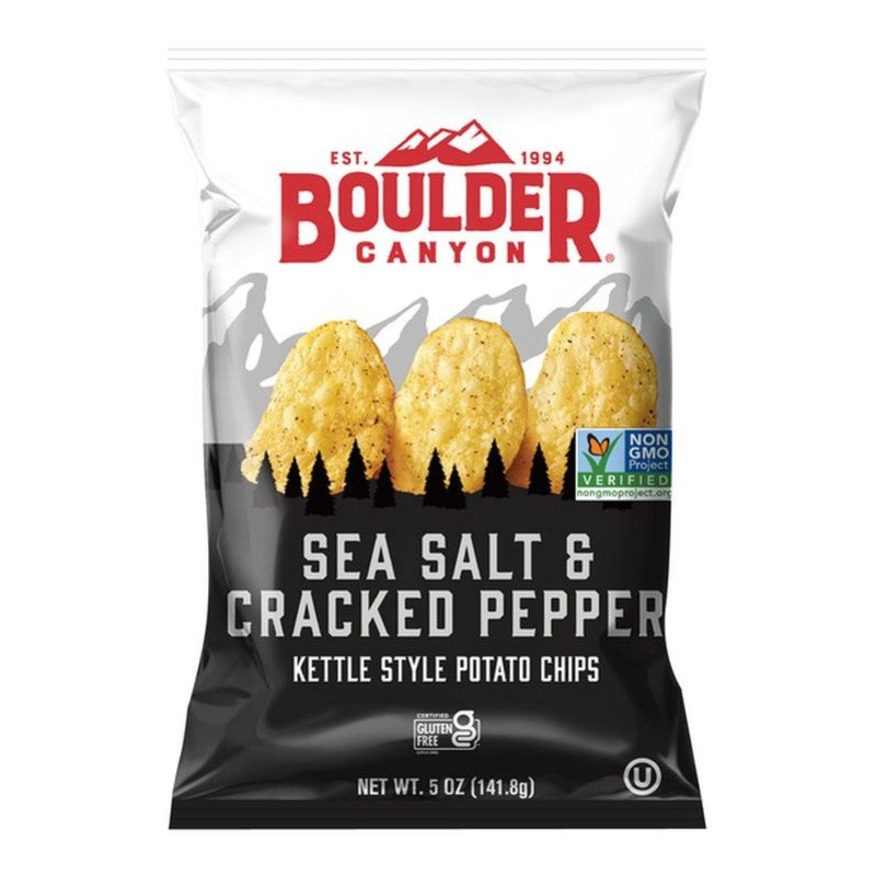 BOULDER CANYON Sea Salt & Cracked Pepper 5oz