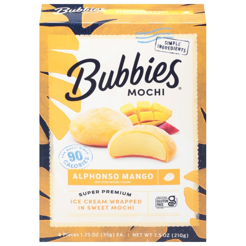 BUBBIES Mango Mochi Ice Cream