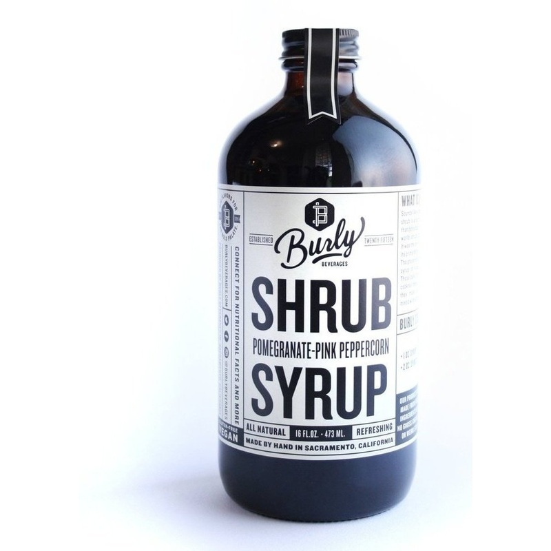 BURLY Pomegranate-Peppercorn Shrub Syrup