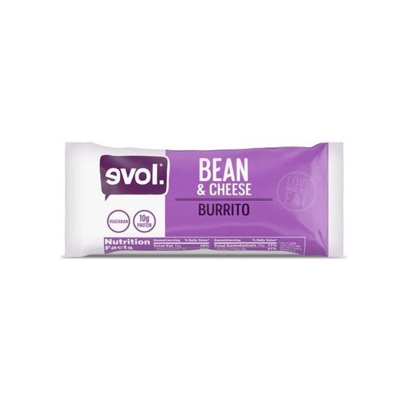 EVOL Beans, Rice & Cheddar Burrito