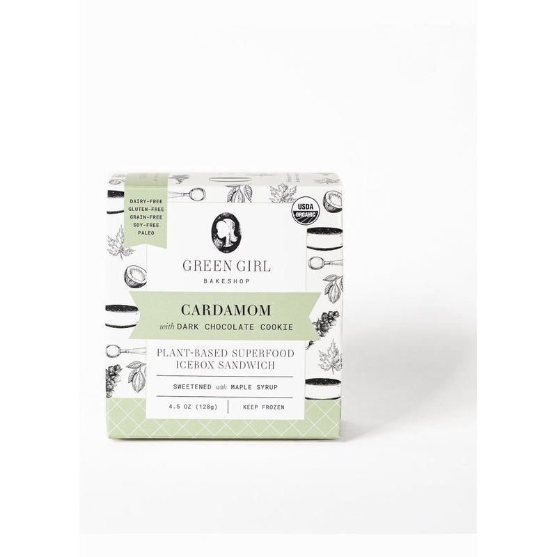 GREEN GIRL BAKESHOP Cardamom Ice Cream Sandwich