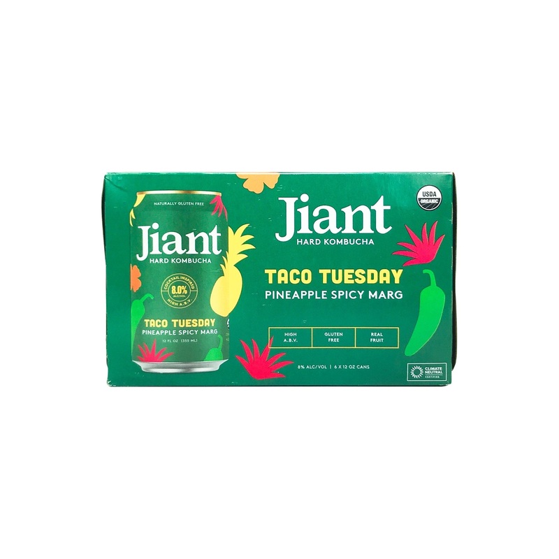 JIANT Hard Kombucha Pineapple Spicy Marg 6pk